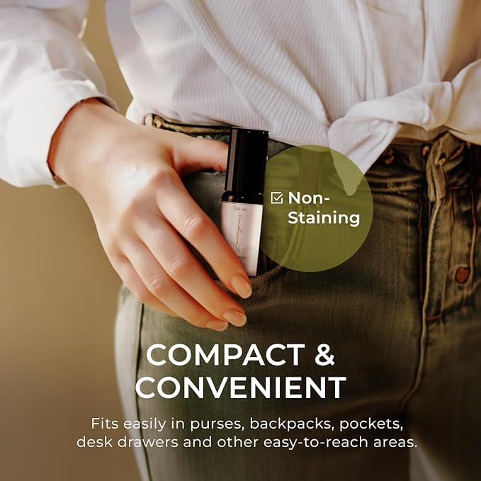 Gya Labs Lemongrass Essential Oil Roll on for Skin - Refreshing Aromatherapy for Outdoor Protection - 100% Pure Natural Lemongrass Oil Perfume Roller - Travel Size (0.34 Fl Oz)