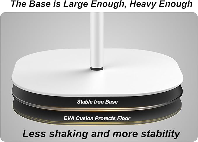 Mobile Standing Desk Height Adjustable Floor Laptop Stand, Computer Cart Workstation, Projector Stand, Teacher Podium for Home, Office, Classroom