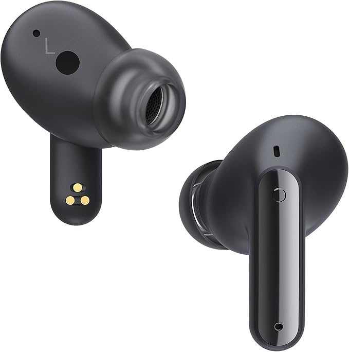LG TONE Free True Wireless Bluetooth FP9 - Active Noise Cancelling Earbuds with UVnano Charging Case, Black