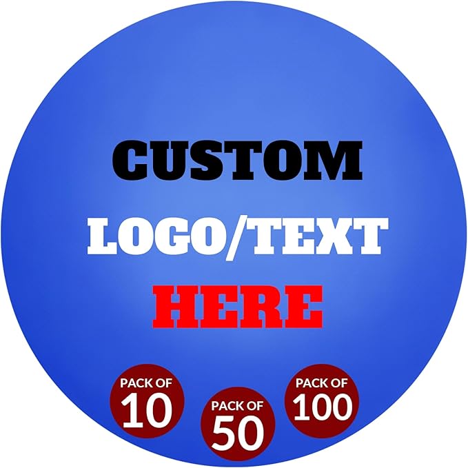 Custom Stress Balls with Logo/Text, Personalized Stress Balls for Adults 10/50/100 Packs Employee Appreciation Gift for Relief Encouraging