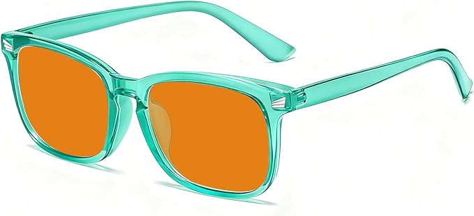 Blue Light Glasses for Woman Men | 99% Blue Light Blocking Glasses | Computer Glassess | Night Driving | Gaming | TV Phone Screen Reader Square Frame | Anti Eyestrain & UV Glare Protection
