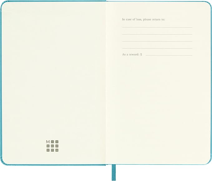 Moleskine Classic Notebook, Pocket, Ruled, Blue Reef, Hard Cover (3.5 x 5.5)