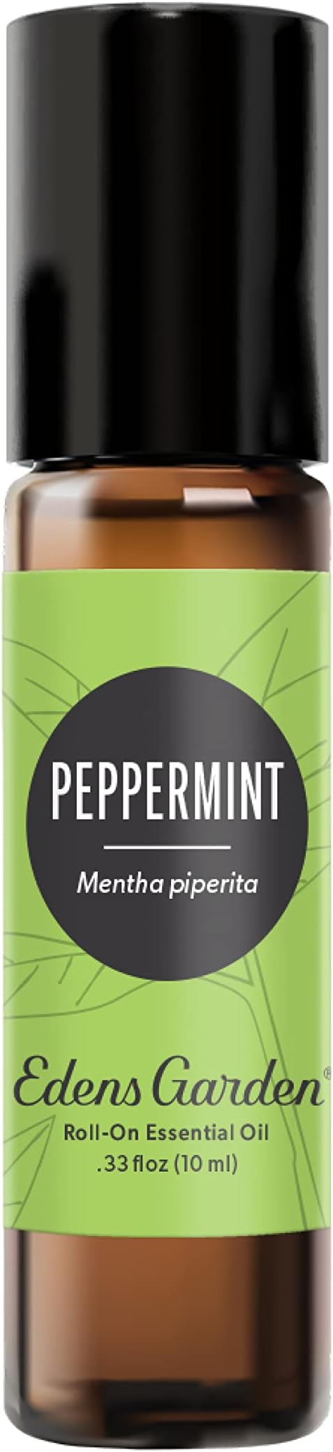 Edens Garden Peppermint Essential Oil Roll-On- 100% Pure Premium Grade, Natural, Therapeutic, Aromatherapy, Kid & Skin Safe, The Best for Health, Wellness, Relaxation Pre-Diluted 10 ml (.33 fl oz)