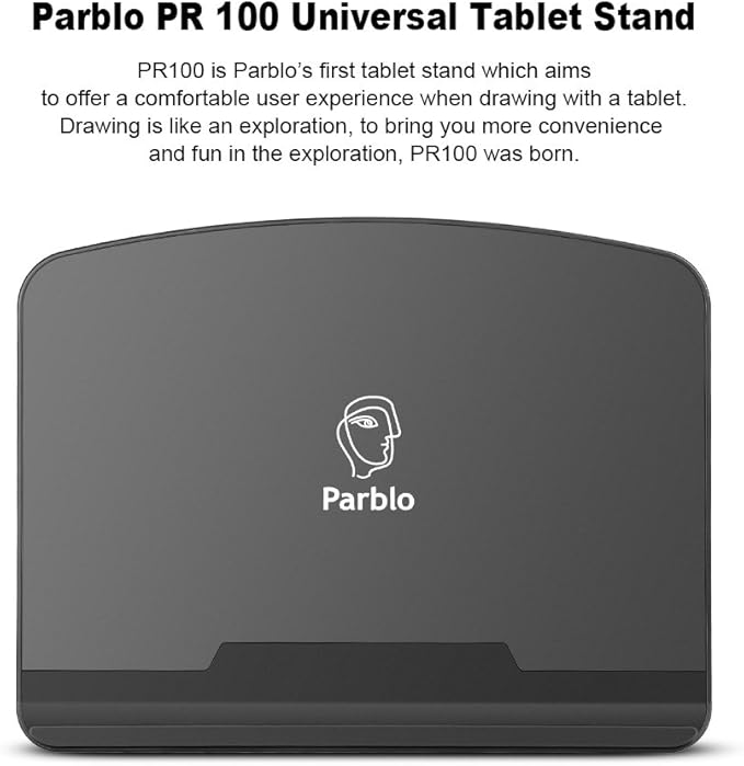 Parblo PR 100 Universal Drawing Tablet Stand Adjustable for 10 to 16 Inches Digital Graphics Drawing Monitors Art Tablets Laptops
