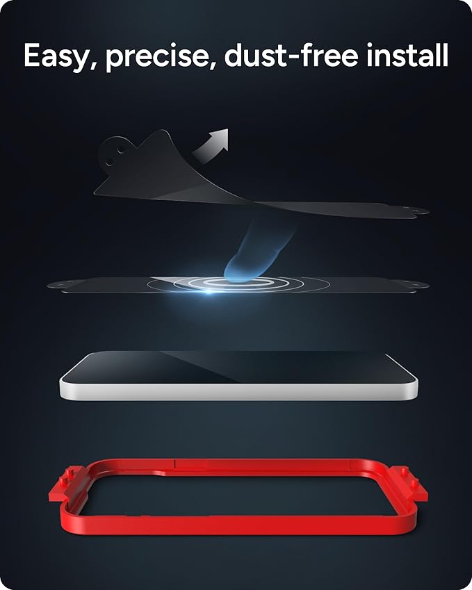 ZAGG XTR4 Screen Protector for iPhone 16e/ 14/ 13/ 13 Pro - 11x Stronger Tempered Glass, Blue Light Filtration, Anti-Reflective Technology, Graphene Reinforced, InvisibleShield, Easy Dust-Free Installation