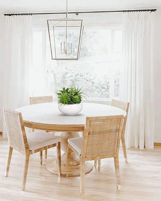 Fake Plants Artificial Succulents in Pots Faux Succulent Arrangement Potted Plant in White Ceramic Planter Bowl for Home Decor Office Desk Bathroom Shelf Living Room Indoor Decorations