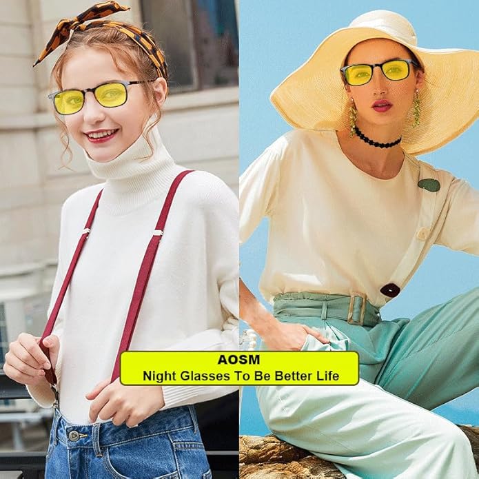 Blue Light Blocking Glasses, Blue Blocker Computer Glasses for Men Women, Anti Glare 400 UV & Eye Strain Fake Square Glasses