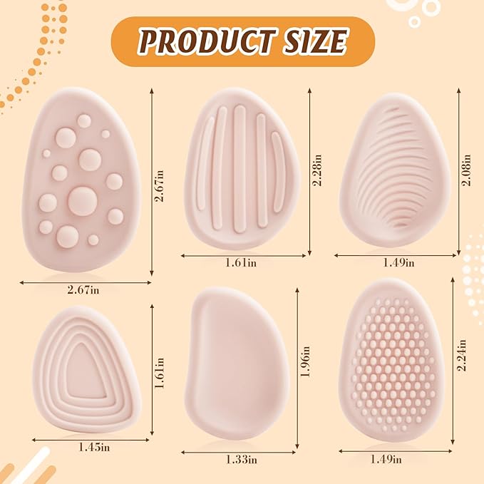 Fidget Toys Sensory Stones for Kids and Adults,6 PCS Texture Worry Stone for Anxiety Autism Teen Calm Down & ADHD Stress Relief,Quiet Fidgets for Classroom Small Prizes Gifts for Travel Toy