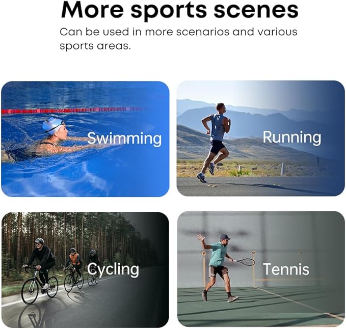 Bone Conduction Headphones IPX8 Swimming Waterproof Dustproof Sweatproof MP3 Player Headset Underwater Music Player 32GB Memory, Open-Ear Wireless Bluetooth 5.4 with Mic for Running, Cycling