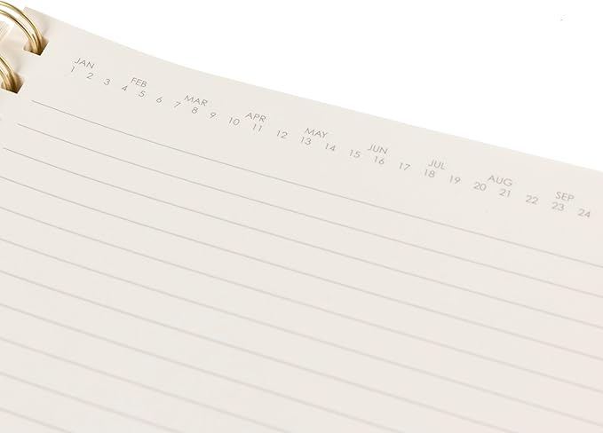 Graphique Apollo Vegan Leather Journal, Spiral Notebook for Writing, 192 Lined Pages, 8” x 10”