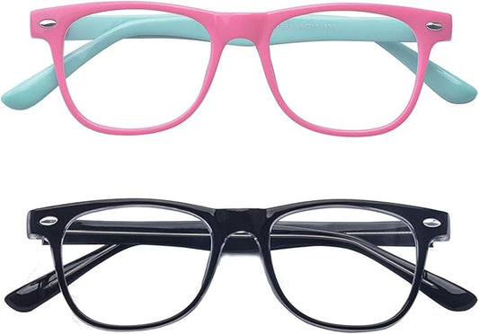 Outray Blue Light Glasses for Kids Computer Blue Light Blocking Glasses for Boys and Gilrs Age 3-12 Anti Eyestrain