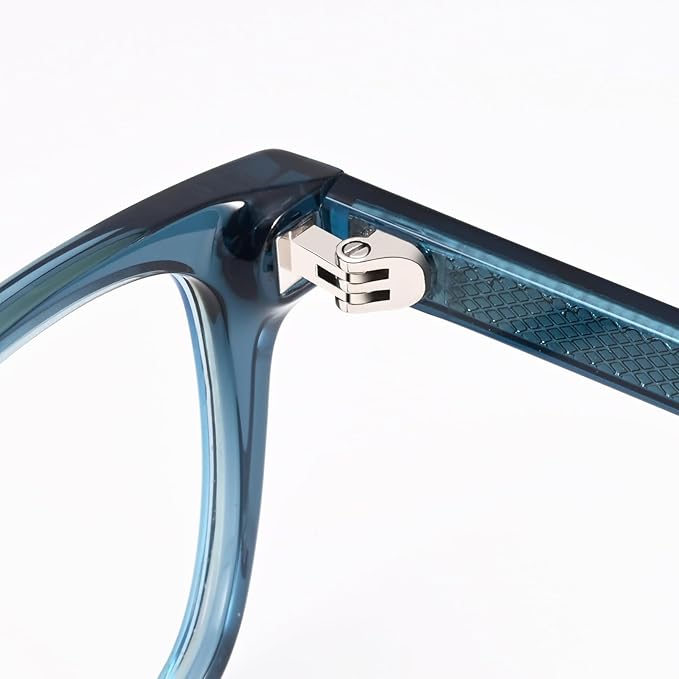 Dollger Fashionable Square Transparent Lenses Blue Light Blocking Glasses for Women Men - Computer Glasses for Stylish Women