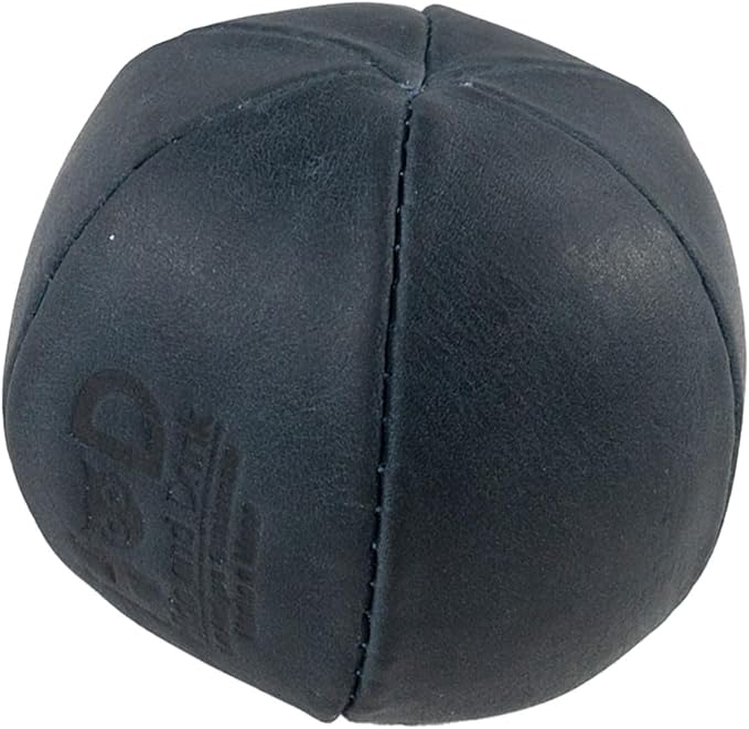 Hide & Drink, Stress Ball, Relieve Fidgeting and Anxiety, Exercise Hand, Squishy Tension Accessory, Great for The Office, Classic Style, Full Grain Leather, Handmade, Slate Blue