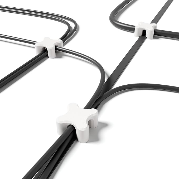 Magnetic Cable Organizer – Desktop Multipurpose Cord Keeper & Cable Management Clip for Home & Office