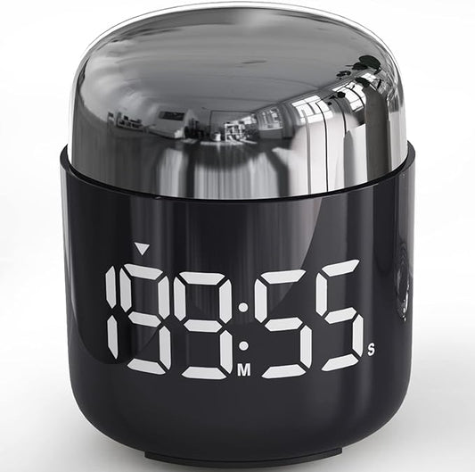Digital Kitchen Timer,Countdown Countup Timer with Large LED Display Volume Adjustment,Timer for Cooking, Classroom Time for Kids and Teachers. (Silver)