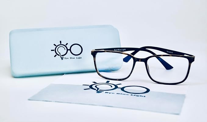 Blue Light Blocking Glasses – Lightweight, Anti-Glare & Eye Strain Relief for Gaming, Reading & Office Use