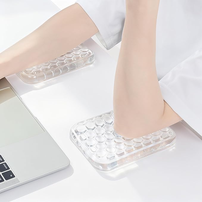 Ospelelf Ergonomic Elbow Rest for Desk, Gel Keyboard Wrist Rest Support, Arm Rest Pad for Mouse, 2 Pack