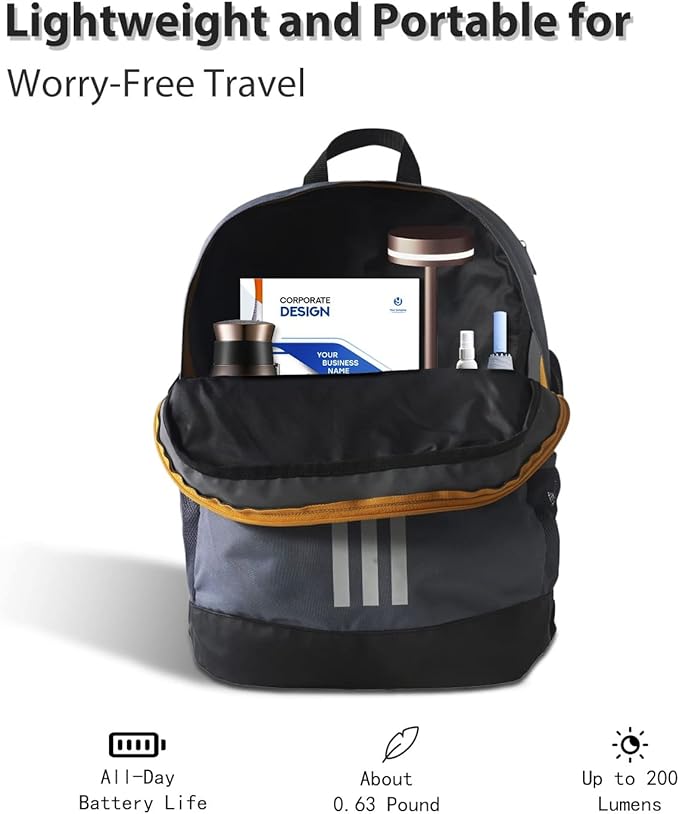 Modern LED Rechargeable Cordless Table Lamp with Touch Sensor, Aluminum Shell, 4000mAh Certified Battery, 3 Levels Brightness, USB-C Charging Port, 3000K Portable Metal Bedside Lamp (Brown)