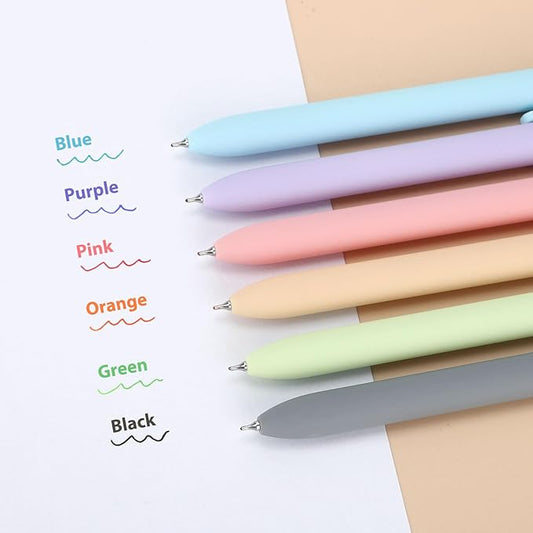 FIOVER Colored Pens, 24 Pack Colorful Gel Pens, Quick-Dry 0.7mm Medium Point for Journaling, Note Taking, Doodling, Aesthetic Office School Supplies, Gifts for Women Men(24PCS Aesthetic+Vintage)