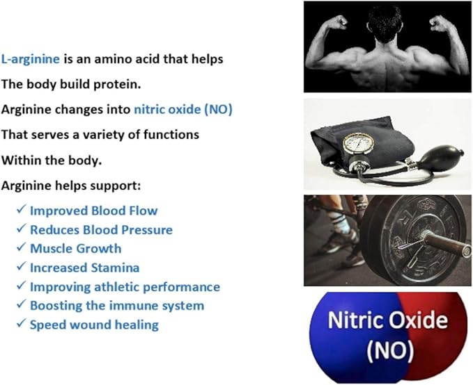 L-ARGININE PRO | 5,500mg L-Arginine Plus L-Citrulline 1,100mg Orange & Raspberry Powder Drink Mix Supplement for Increased Nitric Oxide Production