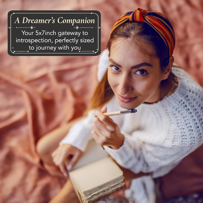 Vintage Leather Journal with Lush Vintage Deckle Paper (5x7 in, Blank) - Spell Book of Shadows - Grimoire Journal - Fantasy Medieval Gifts - Sketchbook - Antique Scrapbook