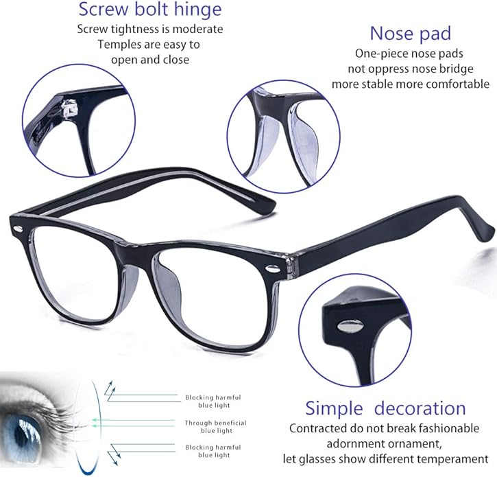 Outray Blue Light Glasses for Kids Computer Blue Light Blocking Glasses for Boys and Gilrs Age 3-12 Anti Eyestrain
