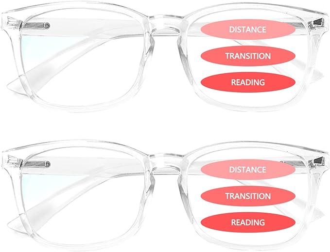 SIGVAN Progressive Multifocal Computer Glasses Women Men Blue Light Blocking Reading Glasses Spring Hinge Readers