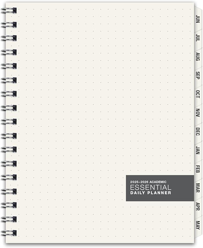 Global Printed Products Essential 7"x9" Monthly & Weekly 2025-2026 Planner - (7" x 9" - June 2025 Through July 2026)