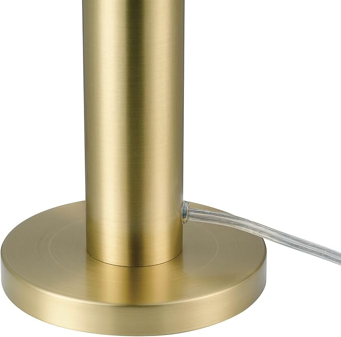 GLOBE Novogratz x Electric 65856 Olivia 12" Table Lamp, Matte Brass