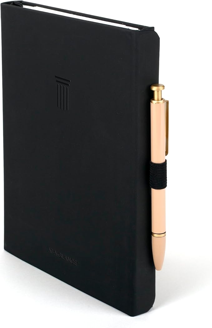 AT-A-GLANCE Foundation Goal Setting Planner, Undated Weekly & Monthly Journal, Track Progress, Create Habits, 5-3/4" x 8-1/4", Black (FD2-200-05)