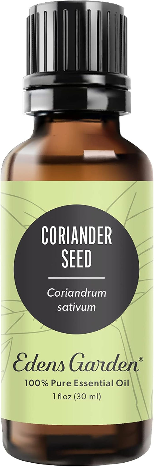 Edens Garden Coriander Seed Essential Oil- 100% Pure Premium Grade, Undiluted, Natural, Therapeutic, Aromatherapy, The Best for Diffuser, Skin, Candle, Kid Safe 30 ml (1 fl oz)