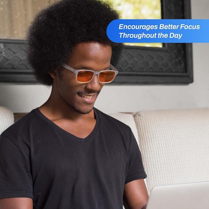 DefenderShield Signature Blue Light Blocking Glasses for Computer, Mobile, Gaming, Sleep - Anti Eyestrain, Headache