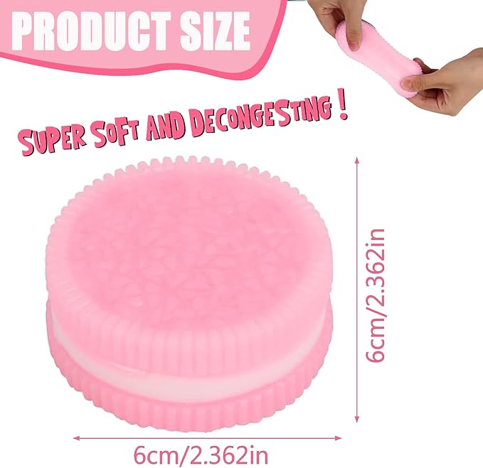 Stress Relief Toys,Handmade Silicone Stress Relief Soft Toys,Super Soft Stress Relief Ventilation Toys,Perfect Table Accessory for Anxiety and Relaxation for Stress Relief Toys(2 PCS)