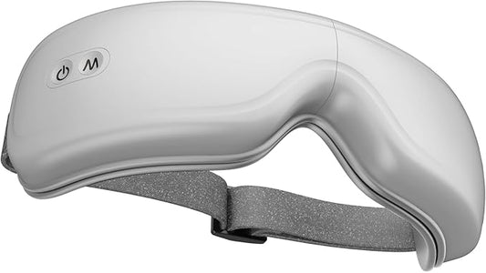 Eye Massager with Heating, Head Massager for Sleeping, Relieve Strain Dry Eyes, Face Massager, Smart Sleep Eye mask, Relax, Reduce Stress, Birthday Gifts for Women Men