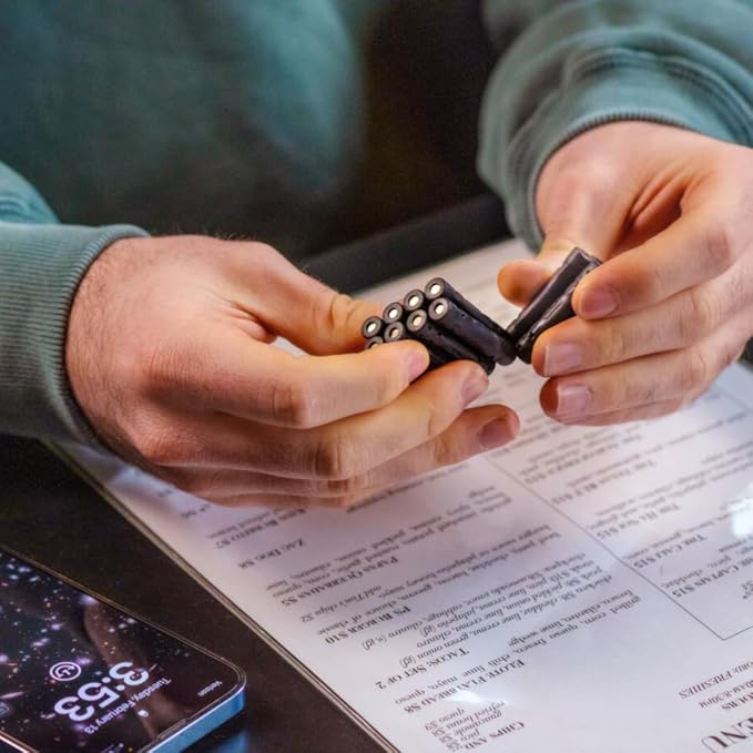 Stimagz Series II - Magnetic Fidget Toy for Adults - Built for Deep Focus, Anxiety Relief and Habit Breaking - Great for Work, Study and On-The-Go