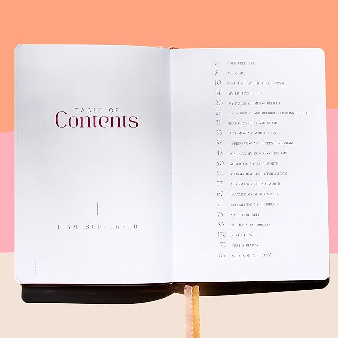 Manifestation Journal - Worthy of Abundance - Manifest Rich Life, Develop Millionaire Money Mindset - Daily Guided Gratitude Luxury Miracle Planner with Prompts for Women & Men Gift