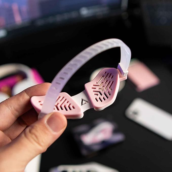 DELTAHUB Carpio G2.0 - Advanced Ergonomic Right-Handed Gaming Wrist Rest for Mouse - Superior Support for Serious Gamers - Anti-Fatigue, Smooth Glide (Large, Right, Pink)