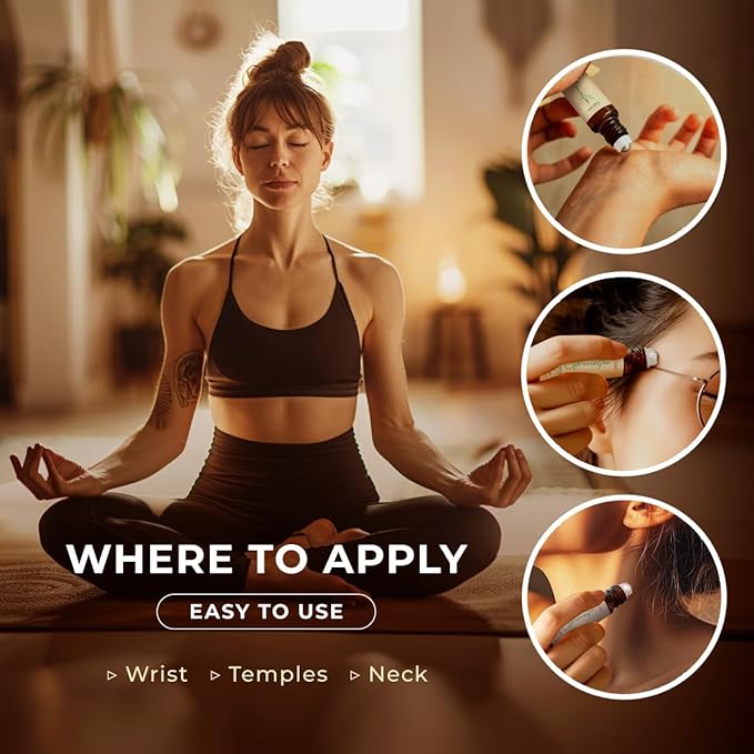 Gya Labs Citronella Essential Oil Roll on - 100% Pure Natural Citronella Oil Roller - Energizing Aromatherapy for Outdoor Protection, Travel Size (0.34 Fl Oz)