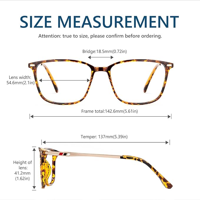 Cyxus Blue Light Blocking Glasses Men Women Computer Gaming Glasses Rectangle TR90 frame Anti Eyestrain UV400 Turquoise