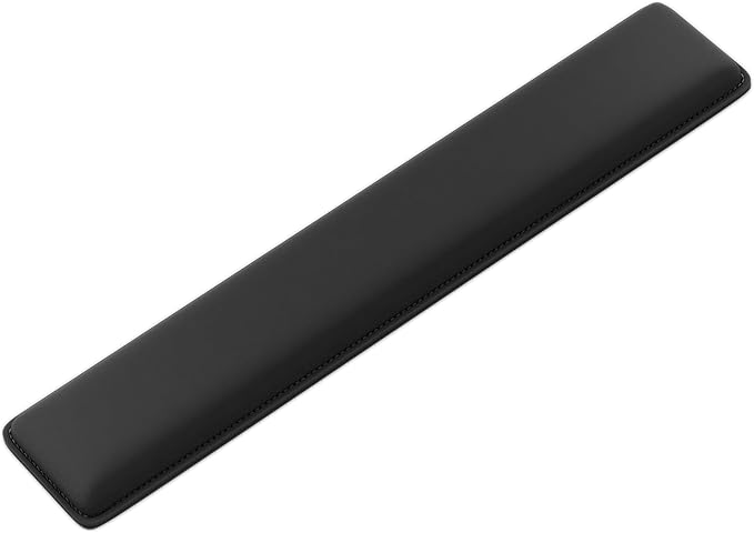 Faluber Cooling Gel Wrist Rest, 17.3-inch Length for Full-Sized Keyboard, Memory Foam Palm Rest with Non-Slip Footpad, Ergonomic Design, Stain Resistant, PC Accessory Gaming Gear (Large-Full Size)