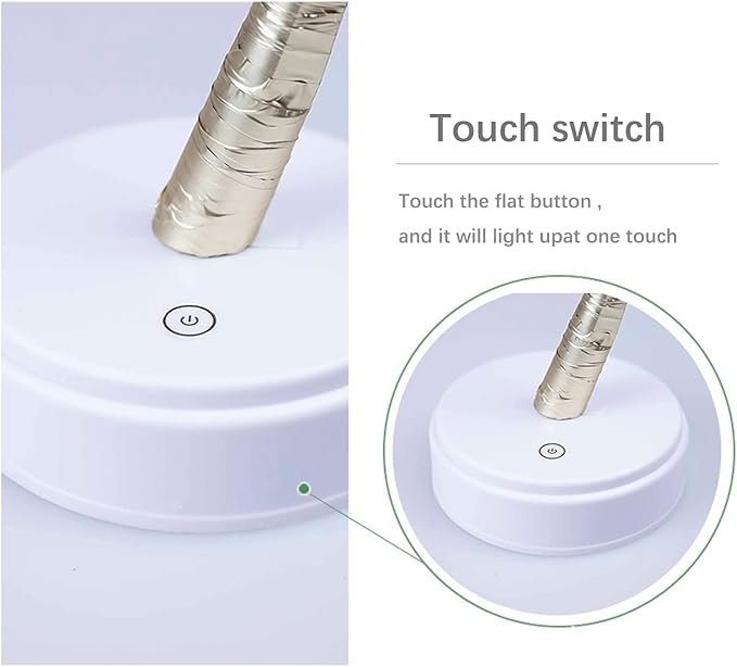 MYSNKU DIY Led Desk Tree Lamp, Desk Table Decor 36 Pearl LED Lights for Home,Bedroom, Indoor,Wedding Party,Decoration Touch Switch Battery Powered or USB Adapter (Nordic)