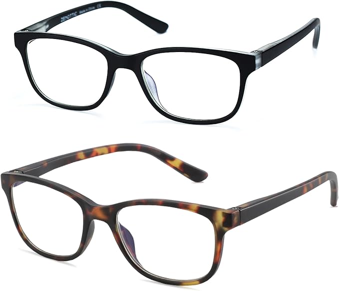 ZENOTTIC Kids Blue Light Blocking Glasses Anti Glare Lens Lightweight Frame Computer Eyeglasses for Boys and Girls