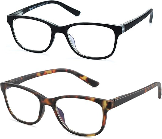 ZENOTTIC Kids Blue Light Blocking Glasses Anti Glare Lens Lightweight Frame Computer Eyeglasses for Boys and Girls