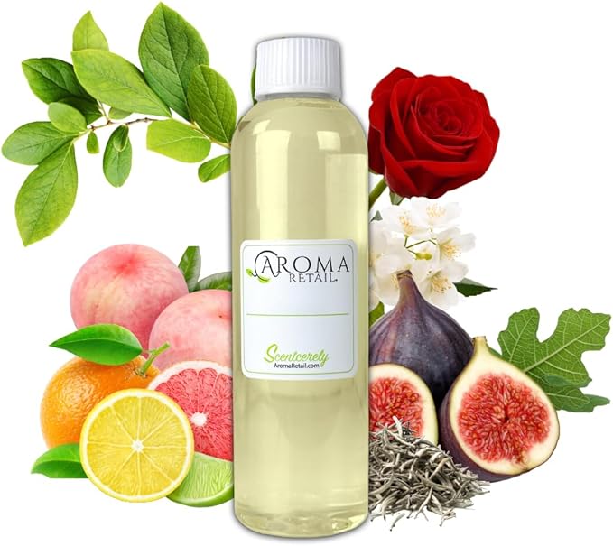 White Tea & Fig 4 oz Refill for Oil Diffuser with Fig, White Tea, Thyme & More Notes