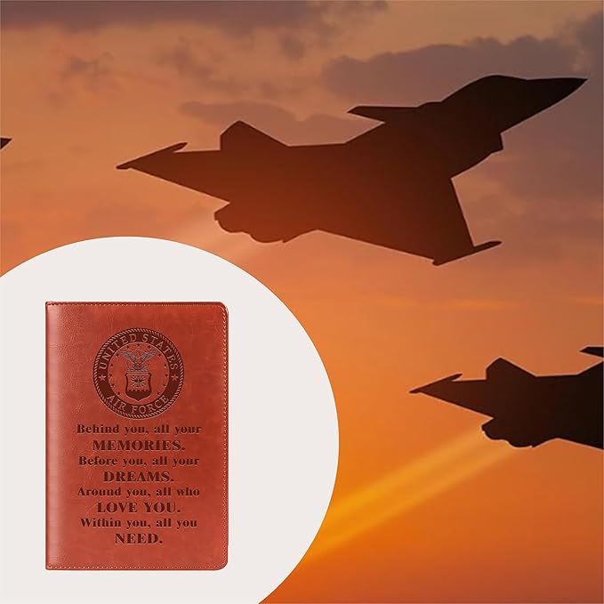 Air Force Gift Air Force Notebook Behind You All Your Memories Inspiration Lined Journal Notebook Appreciation Gift for Air Force Military Notebook(Behind-AIR FORCE)