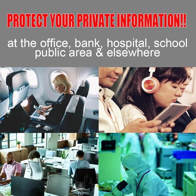 11.6 Inch for MacBook 11 inch Black - 16:9 Aspect Ratio - Width 10.12 inch (257 mm), Height 5.67 inch (144 mm) - Laptop Privacy Screen Filter for Widescreen Laptop for Data confidentiality