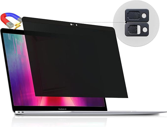 Magnetic Privacy Screen for MacBook Pro 15 Inch (2016-2019), Removable Anti Blue Light Glare Peep Filter Black out Screen Protector for Mac 15In Laptop Model (A1707, A1990)