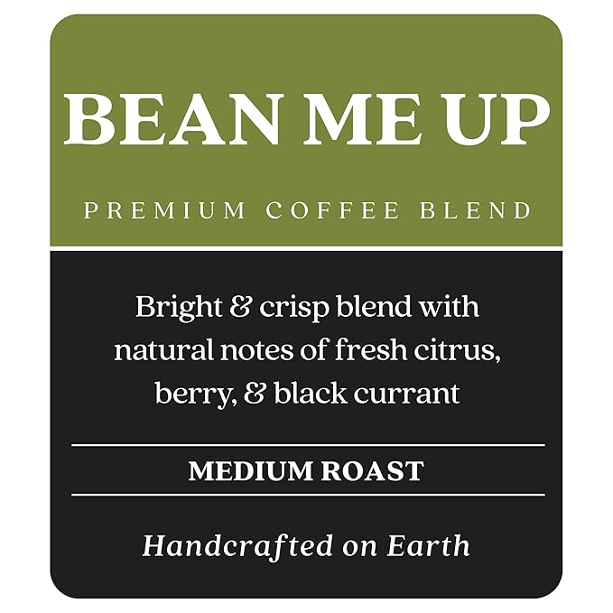 Copper Moon Single Serve Coffee Pods For Keurig K-Cup Brewers, Light Roast, Bean Me Up Blend, 36 Count