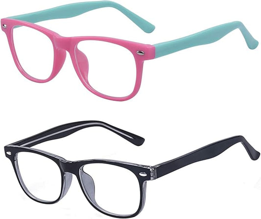 Outray Blue Light Glasses for Kids Computer Blue Light Blocking Glasses for Boys and Gilrs Age 3-12 Anti Eyestrain