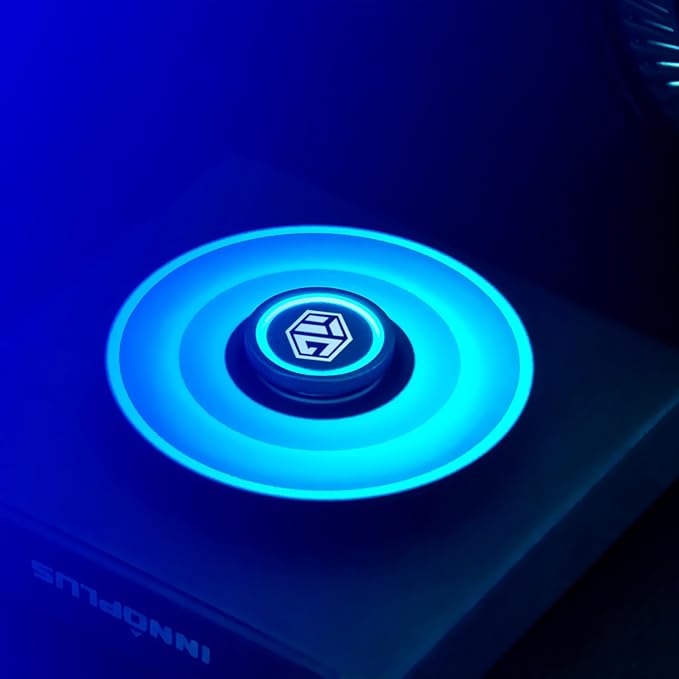 Fidget Spinners, INNÔPLUS Fidget Spinners for Adult, Fidget Toys, Fidgets for Teens,Metal Fidget Spinner with Luminous Light Stress Relief, Spinner Absorb Light Then Release in Dark
